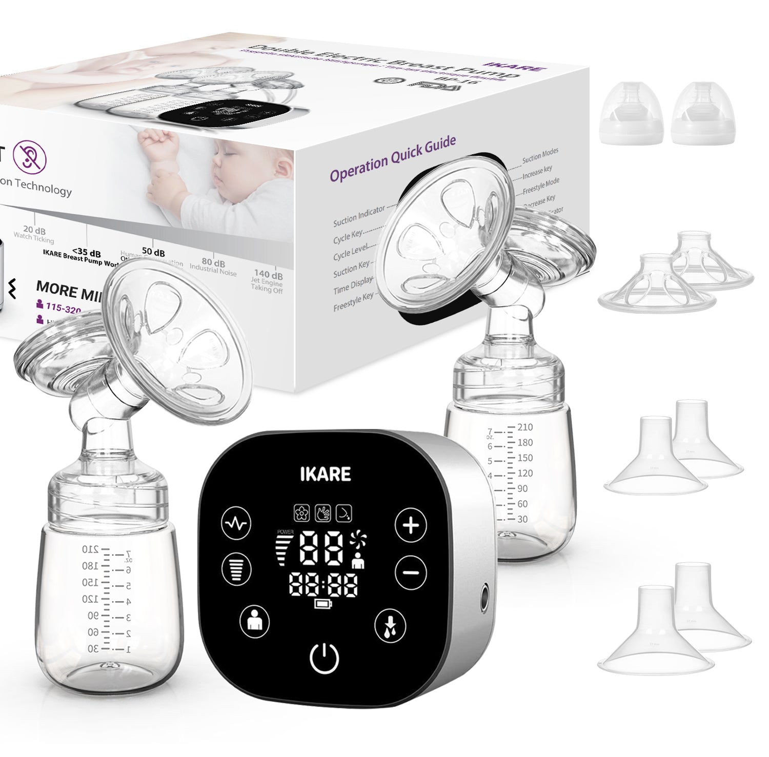 Electric & Portable  Hands free breast pump – IKARE